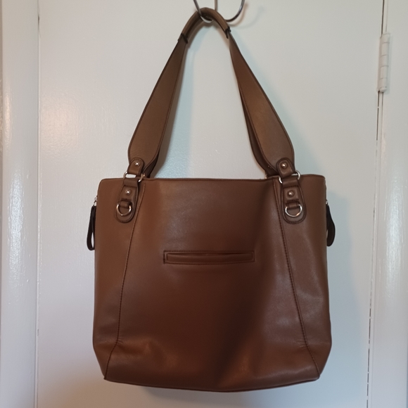 Kenneth Cole Reaction Brown Laptop Messenger Bag - Picture 2 of 12